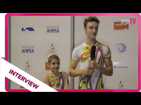Interview with Poli, Pezzano - Italia - Mixed pair Junior - European Championship 2015