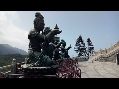 হংকং বড় বুদ্ধ - বৈশাখী পূর্ণিমা উদযাপন  (At hong kong big buddha) - Vaishak Day Celebrations