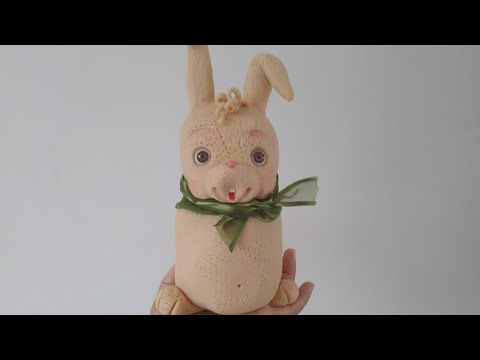 Coelho da Páscoa de Biscuit (Passo a Passo)