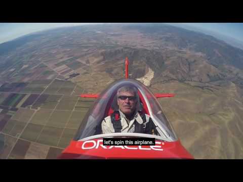 Aerobatic Champion Demonstrates Loops and Spins