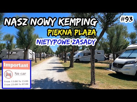 Camping Bellamare z ACSI nad samym morzem. Piękna plaża!!! Riwiera del Conero. Włochy 2022 (#93)
