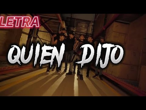 SOÑADORES X LA DUDA - ¿QUIEN DIJO? (LETRA)