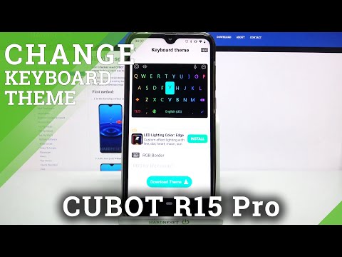 How to Apply Keyboard Feature – Download LED Keyboard  on CUBOT R15 Pro