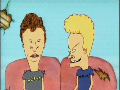 Beavis And Butthead 1993 "The Closing Music At The End Of The Cartoon"