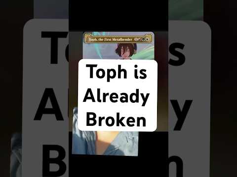 Toph is a combo dream. #mtg #magic #avatarthelastairbender