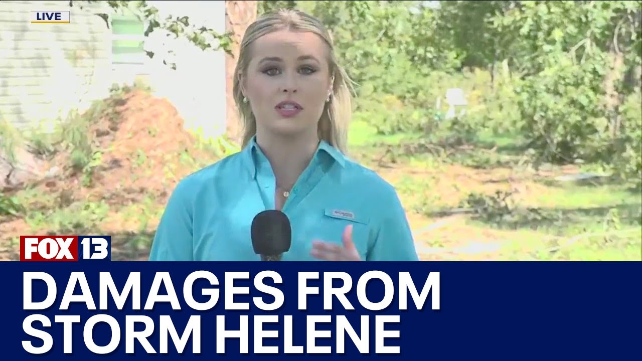 Widespread damage from deadly storm Helene