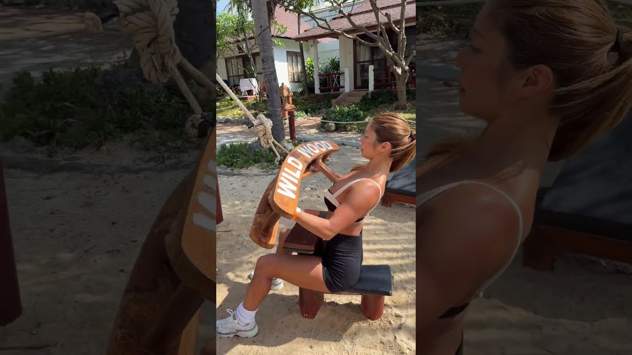 Island gym vibe🏝️