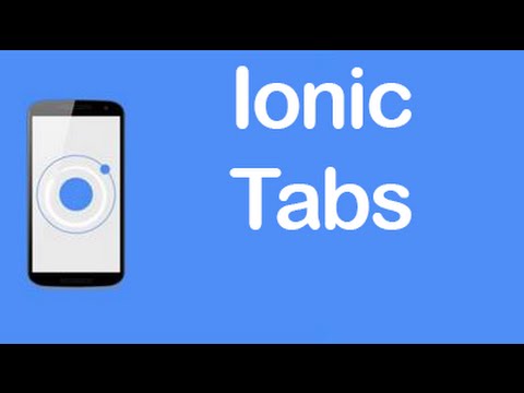 Ionic CSS Components Tabs