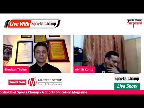 Sports Champ Live Talk Show Ep_22 with Abhijit Kunte International Chess Grandmaster