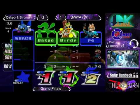 The Salty Runback Dubs GF: Bobby Frizz/MJG (W) vs. Dakpo/Captain Birdman (L)