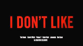 The Game - I Dont Like Remix ft Kanye West, Pusha T, Big Sean and Chief Keef (HD QUALITY)(HQ)