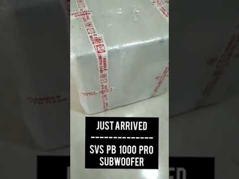 SVS PB 1000 PRO SUBWOOFER - UNBOXING #subwoofer #svs #subwoofers #unboxing