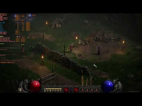 [4K] Diablo II Resurrected closed beta (GameGPU test scene) | RX Vega 64 & R5 3600 | Max settings