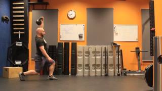 Kettlebell - Overhead Walking Lunge