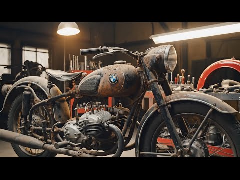 Thumbnail for Satisfying 1950s BMW R27 Motorcycle Restoration ASMR - Full Rebuild & Chrome Polishing by BMW R27