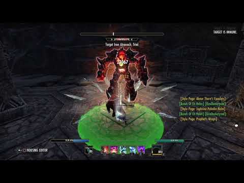 ESO - Magicka Warden - 73.9k DPS - Harrowstorm
