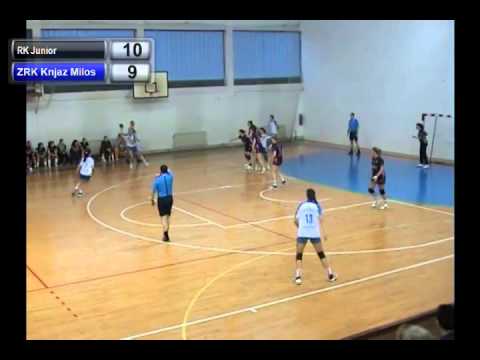 15.03.2014. RK Junior - ZRK Knjaz Milos 1.pol