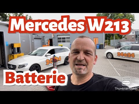 Mercedes W213 battery replacement starter battery replacement exchange S213 E Class Class