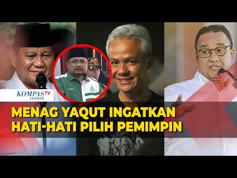 Menag Yaqut Ingatkan Nahdiyin Soal Hati-Hati Pilih Pemimpin