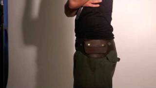 preview picture of video 'Leather Travel Belts by Happy Cow'
