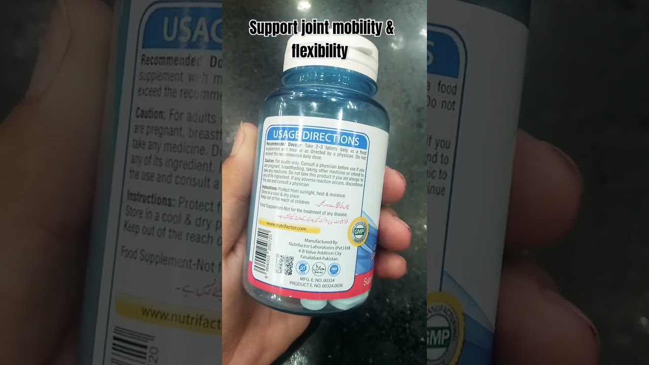 Jointin-D for muscular support joint mobility and flexibility