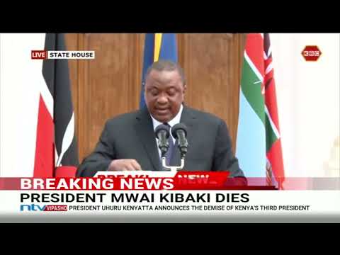 Former Kenya's president Mwai Kibaki dies aged 90 years