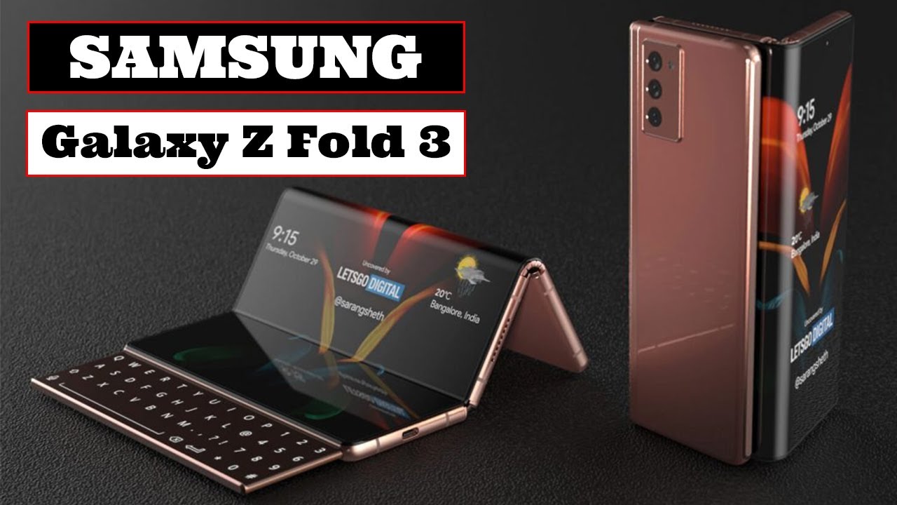 Samsung Galaxy Z Fold 3 5G - Samsung unveils Tri-Folding Display and Sliding Keyboard