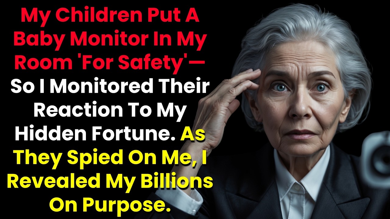My Children Put A Baby Monitor In My Room For Safety—I Monitored Their Reaction To My Hidden Fortune