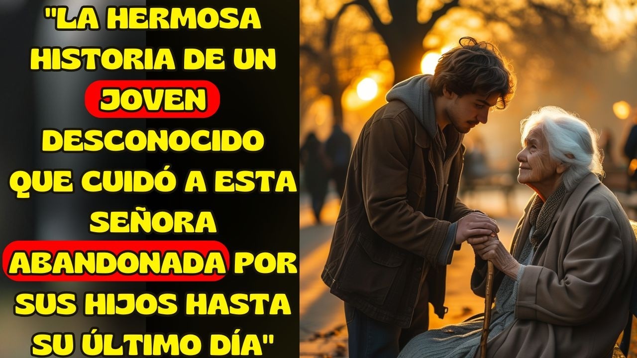 "ABANDONADA POR SUS HIJOS, RESCATADA POR UN JOVEN QUE LA CUIDÓ HASTA SU ÚLTIMO DÍA"