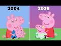 Complete EVOLUTION Of PEPPA PIG 2004 2026