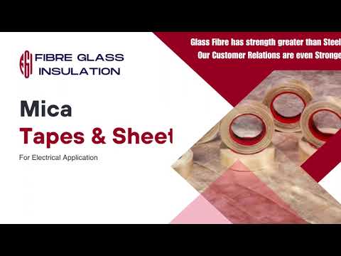 Polyester glass mica (pgam) tape 5 mil for class h, hydro ge...