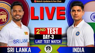 🔴Live: India vs Sri Lanka, 2nd Test Day 3 | Live Cricket Score & commentary | IND vs SL | 2nd inng