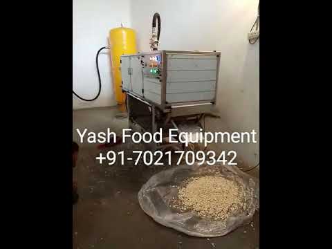 Conveyor dry garlic peeler yash brand