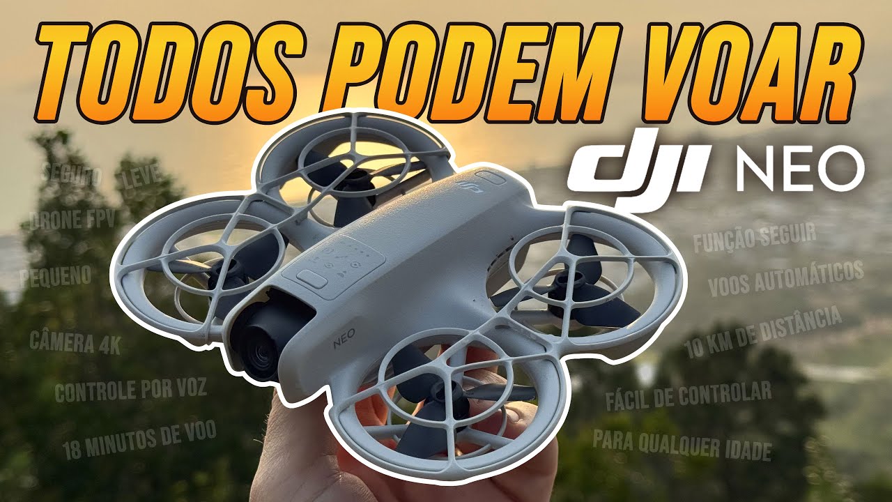 DJI NEO - Drone é BARATO e FÁCIL para TODAS as IDADES!