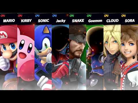 Smash Ultimate EX Nintendo VS Sega VS Konami VS Square Enix