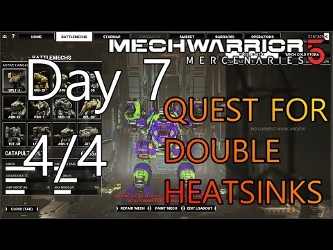 Mechwarrior 5 Day 7 4/4 | The Search for Double Heatsinks