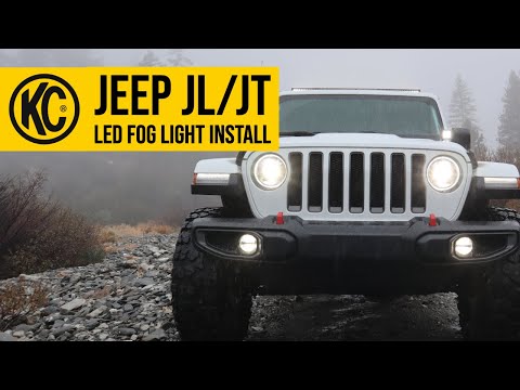Jeep Gladiator and Wrangler JL Fog Light Upgrade | KC® Gravity® G4 LED Install Guide
