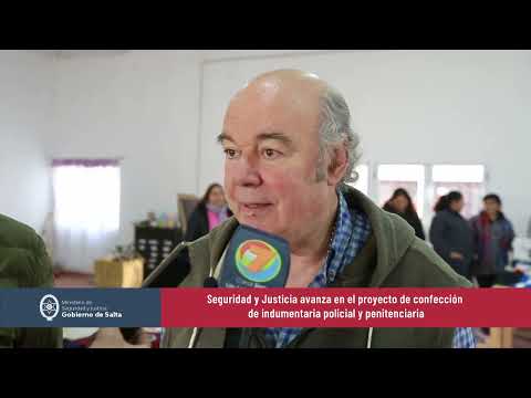 Seguridad y Justicia avanza en el proyecto de confección de indumentaria policial y penitenciaria