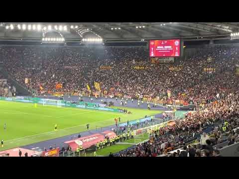 Roma - Venezia gol di Shomurodov LIVE dallo stadio Olimpico 14-5-2022