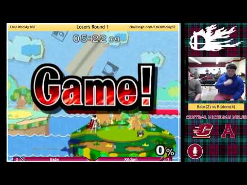 Babs (Falco) vs Rildom (Marth) - SSBM Singles - CMU Weekly #87