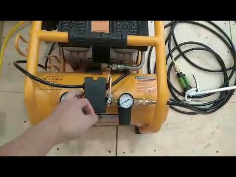 Compressor noise, pancake 75.5dB vs ultra quiet 62dB induction motor