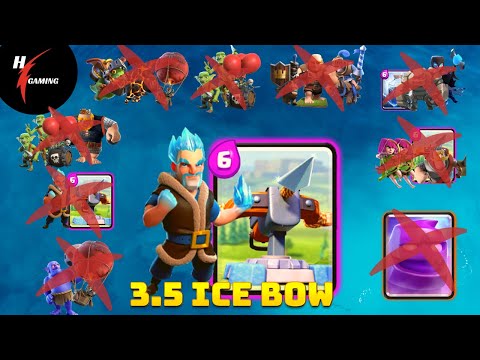 Ice Bow 3.5 Deck vs Hard Counters - Clash Royale Ladder Gameplay
