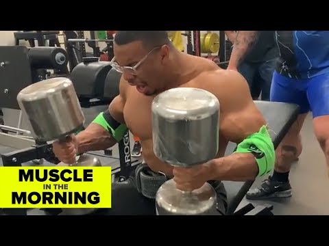 LARRY WHEELS GOES FULL THOR! Muscle in the Morning (2/20/19)