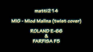 Mig - Miód malina (twist cover) | Roland E-66 &amp; Farfisa F5