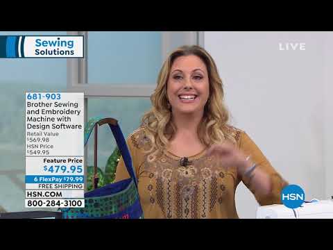 Sewing and Embroidery Machine with Design Software