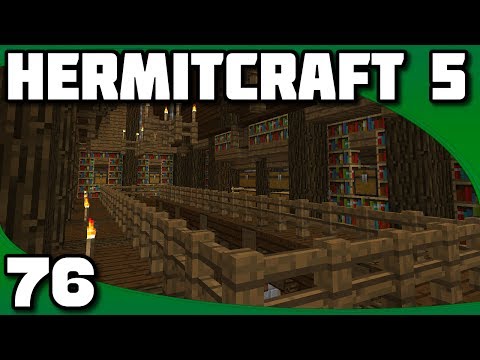Hermitcraft 5 - Ep. 76: Finishing the Library