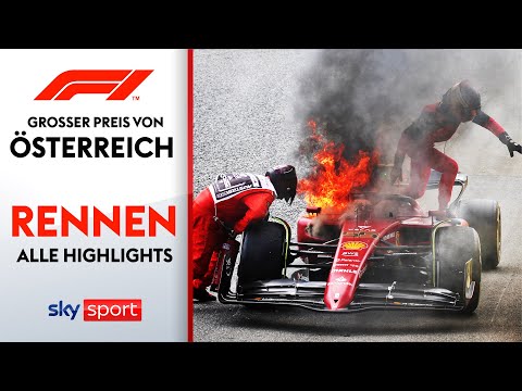 Feuer-Ferrari in Spielberg | Rennen - Highlights | Großer Preis von Österreich | Formel 1