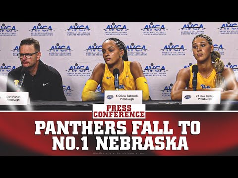 Pitt falls to No. 1 Nebraska at AVCA First Serve Showcase | Pitt Volleyball Press Conference