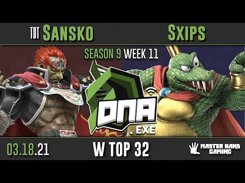 DNA.EXE S9:W11 - TDT | Sansko (Ganon) Vs. Sxips (King K. Rool) - Top 32