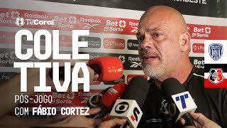 TV Coral - Coletiva pós-jogo com Fábio Cortez - Decisão 1x2 Santa Cruz - Quartas - PE 2026